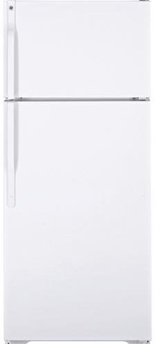 18.2 cu. ft. Top-Freezer Refrigerator with 3 Adjustable Glass and Wire Shelves, Dairy Center, Upfront Temperature Controls, NeverClean Condenser and Deluxe Quiet Design: White