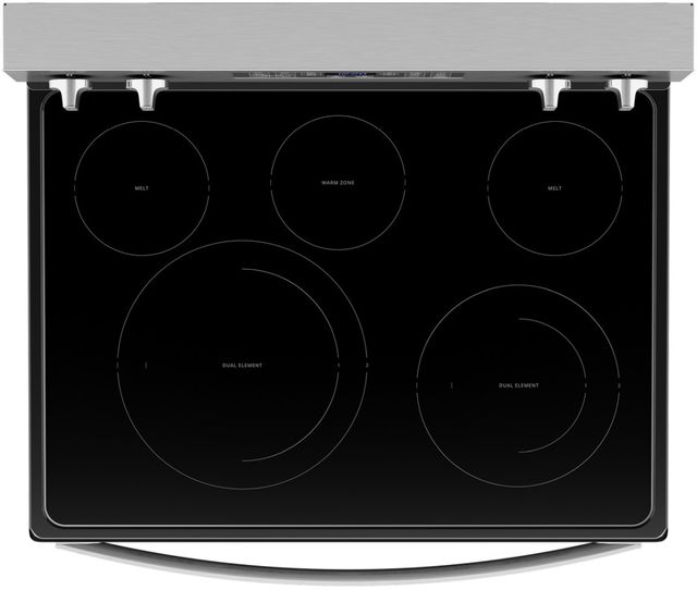 Whirlpool® 30" Fingerprint Resistant Stainless Steel Freestanding Electric Range with 5-in-1 Air Fry Oven-2