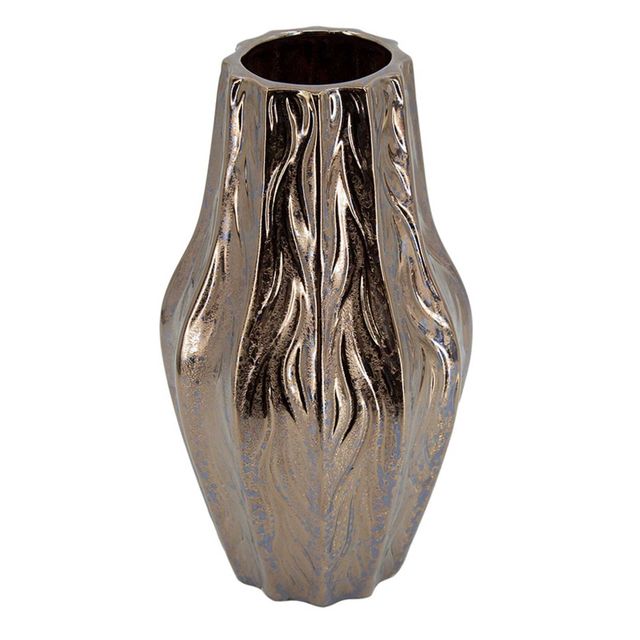 A & B Home Medium Metallic Ceramic Vase-0
