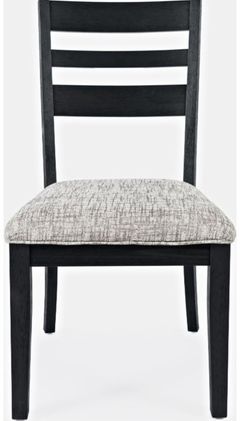 Jofran Inc. Altamonte Dark Charcoal Ladderback Chair