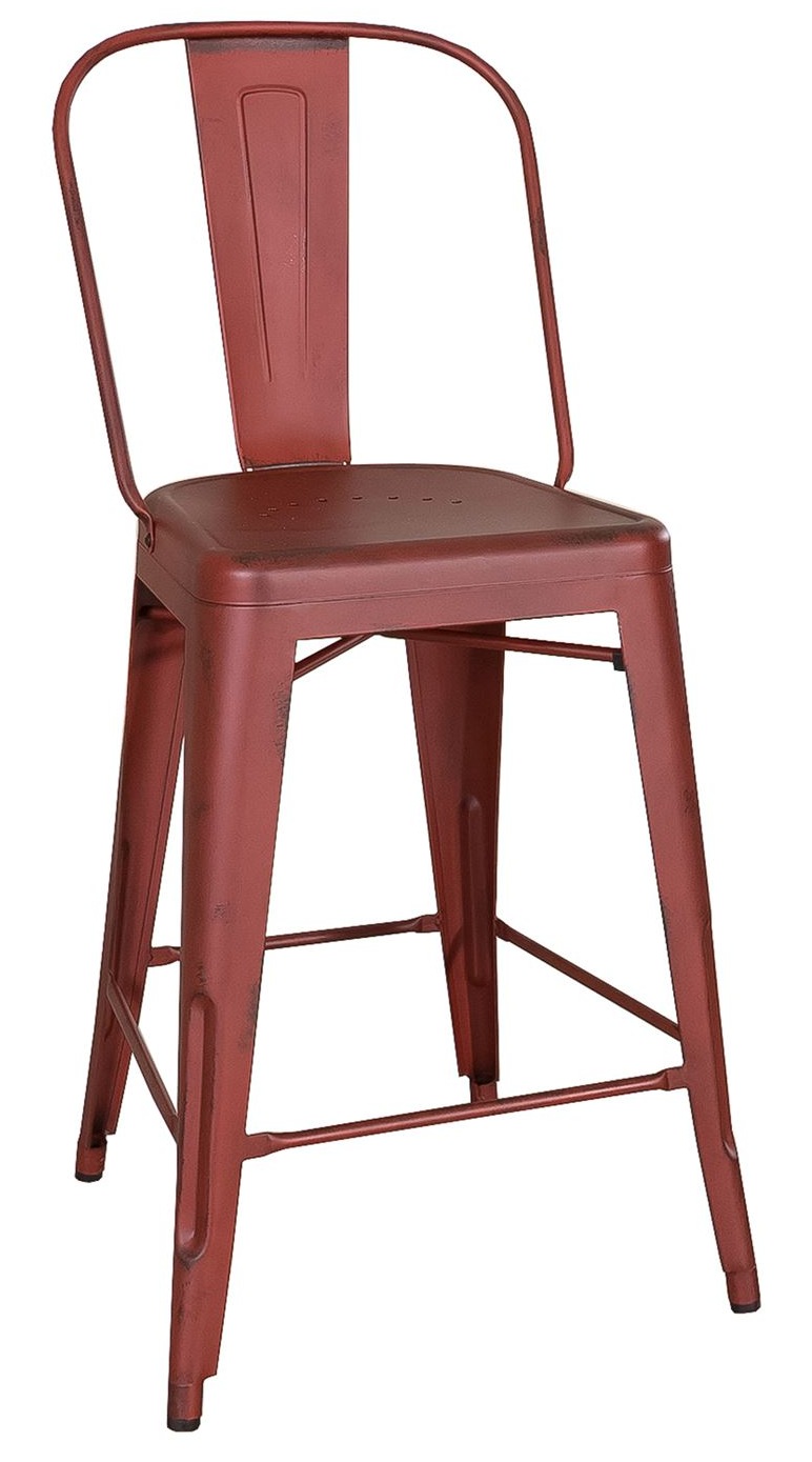 Liberty Furniture Vintage Series Red Back Counter Chair - Set of 2