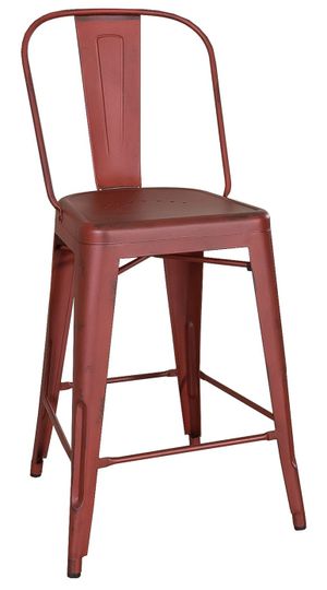 Liberty Vintage Series Red Back Counter Chair