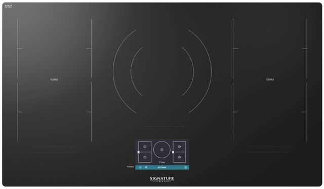 Signature Kitchen Suite 36" Black Flex Induction Cooktop 1