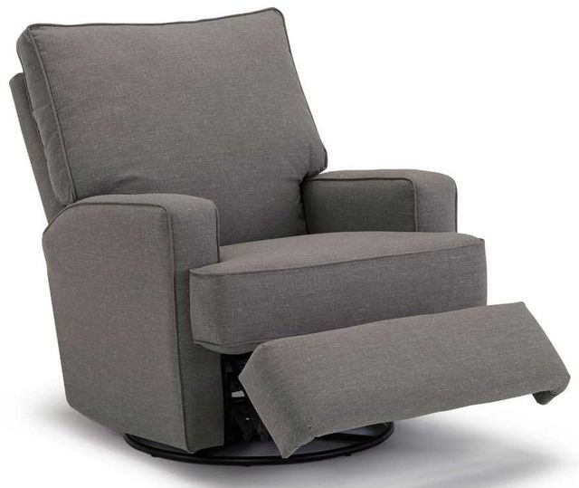 Kinetic Leather Power Swivel Glider Recliner