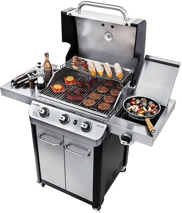 Char-Broil® Signature Series™ 49.8"Gas Grill-Black with Stainless Steel 7