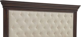Signature Design by Ashley® Brynhurst Dark Brown Queen Upholstered Panel Headboard