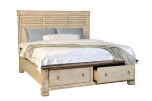 Belmont Two-Tone Queen Storage Bed P90516418
