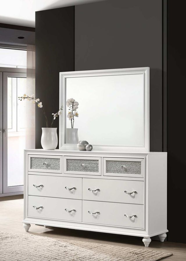 Coaster® Barzini White Dresser Mirror 4