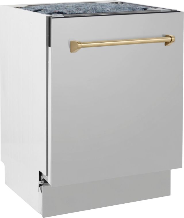 ZLINE Autograph Edition 24" Stainless Steel Built In Dishwasher 2