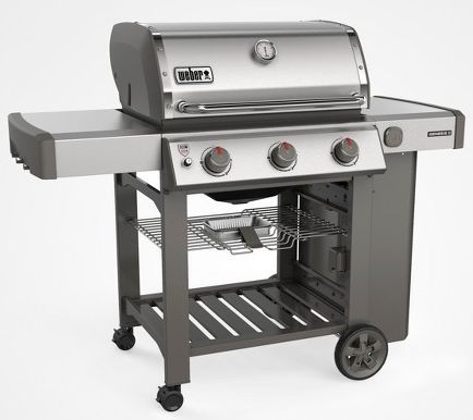 Weber® Genesis® II S-310 Series Stainless Steel Free Standing Gas Grill-1