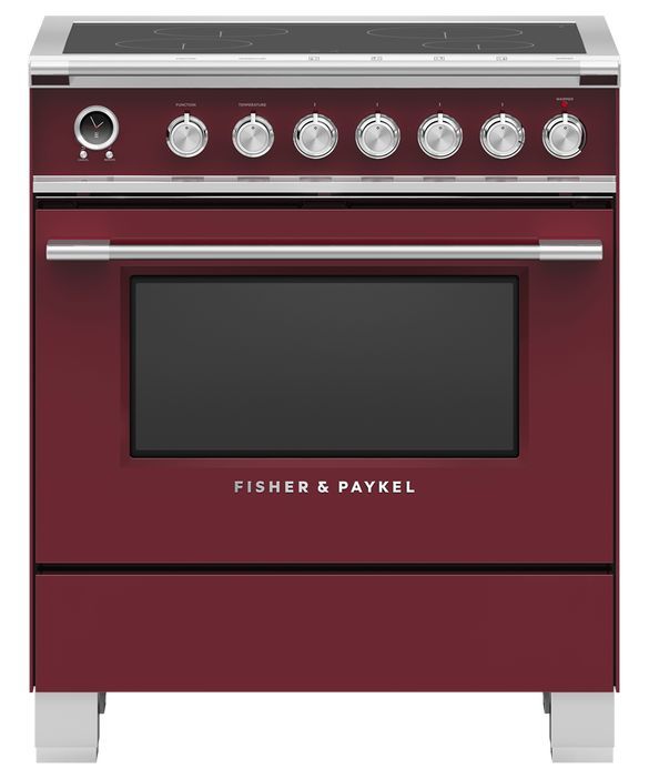 Fisher & Paykel Series 9 30" Red Induction Range-0