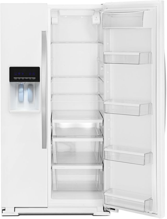 Whirlpool® 26.0 Cu. Ft. Side-By-Side Refrigerator-White Ice 3