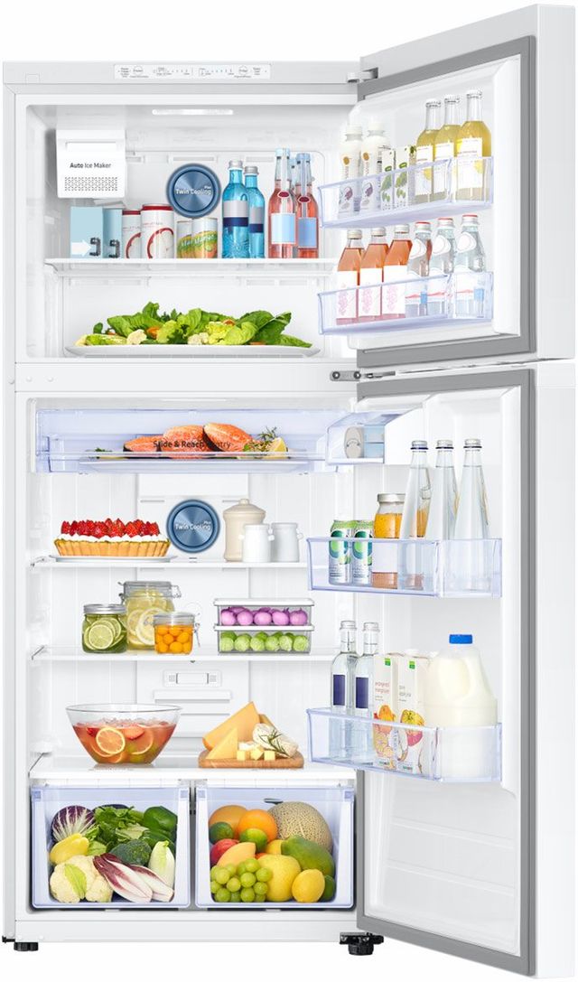 Samsung 21.1 Cu. Ft. Stainless Steel Top Freezer Refrigerator 12