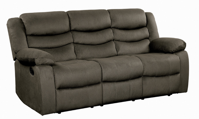 Homelegance® Discus Brown Reclining Sofa