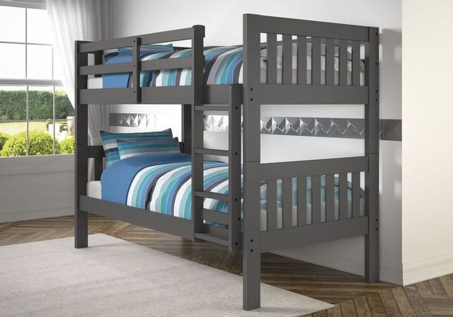 Donco Trading Company Mission Twin/Twin Bunk Bed-1