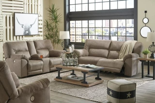 Benchcraft® Cavalcade 3-Piece Slate Power Reclining Living Room Set 4