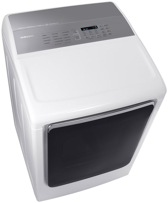 Samsung 7.4 Cu. Ft. White Front Load Gas Dryer 19