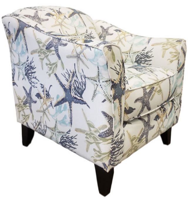 Fusion Furniture Jitterbug Flax Savannah Ocean Accent Chair | Vern's ...