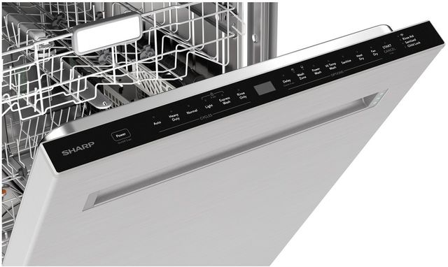 Sharp® 24" Stainless Steel Built In Dishwasher 3