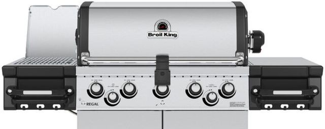 Broil King® Regal S 590 PRO Infrared 62.5" Stainless Steel Freestanding Gas Grill 1