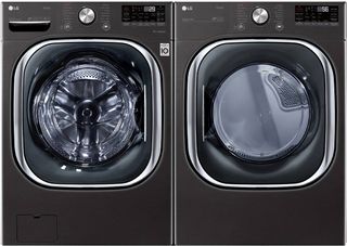 LG Black Steel Front Load Laundry Pair