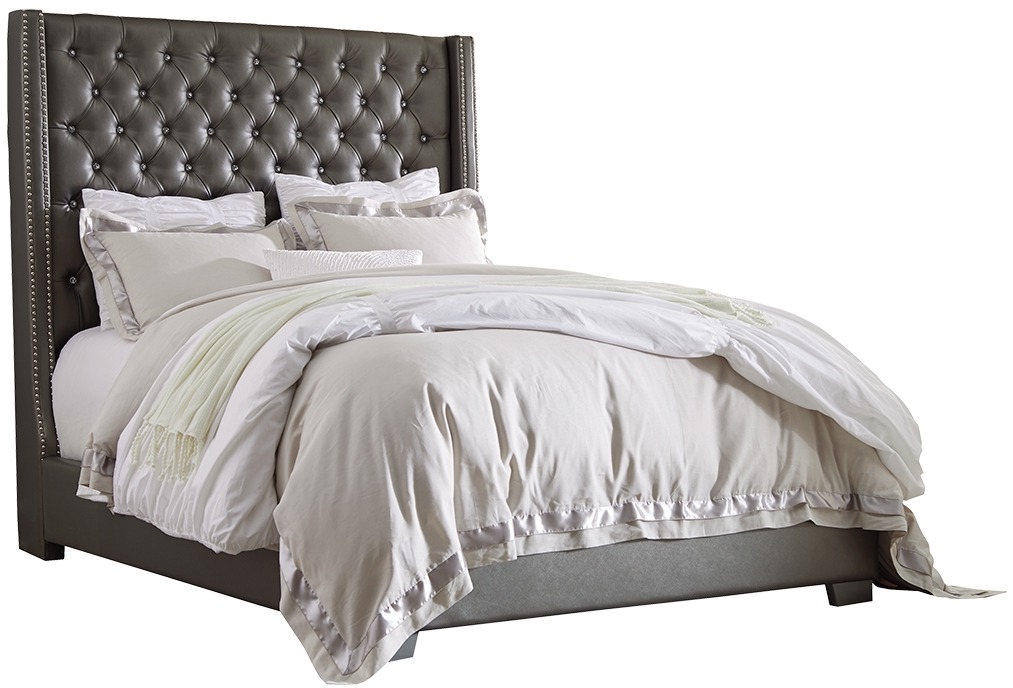 Signature Design by Ashley® Coralayne Gray King Upholstered Bed