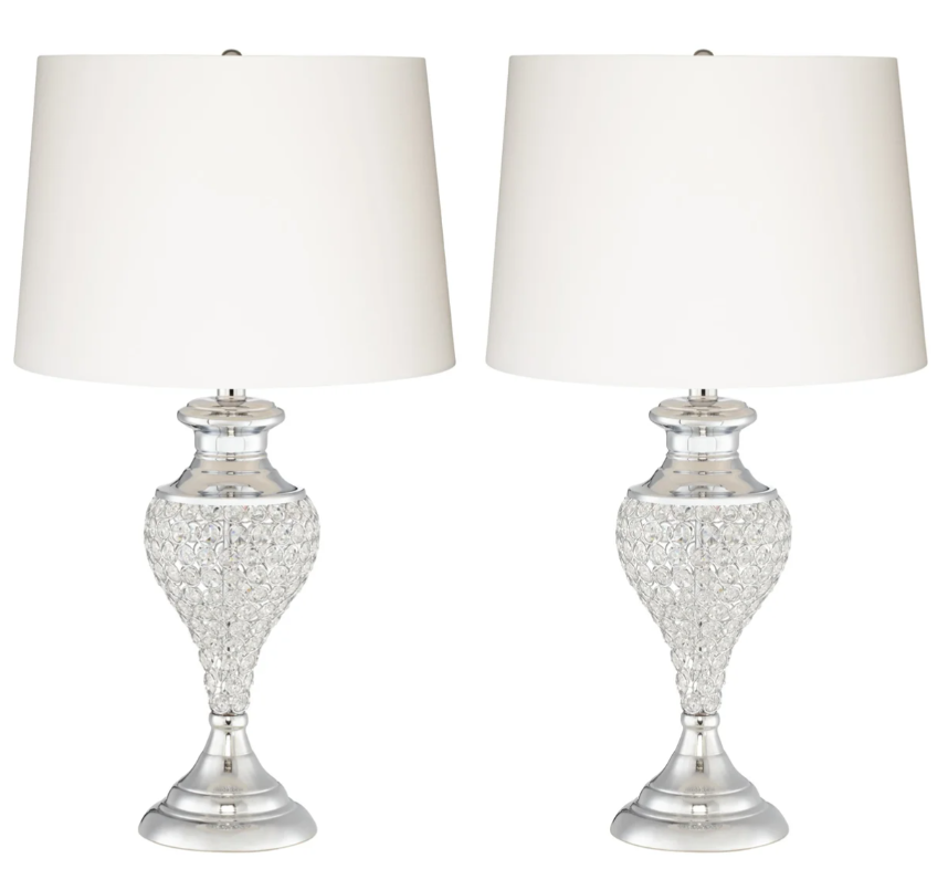 polished chrome table lamps