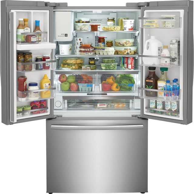 Frigidaire Gallery® 22.6 Cu. Ft. Smudge-Proof® Stainless Steel Counter Depth French Door Refrigerator 2