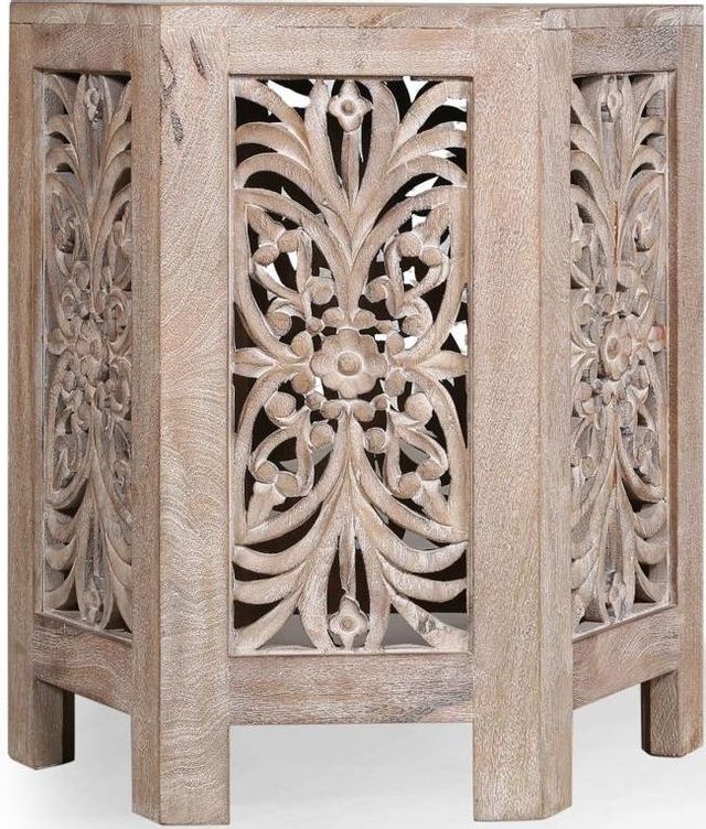 Parker House® Crossings Eden Toasted Tumbleweed End Table 0