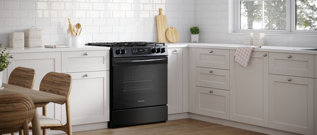 Frigidaire® 30" Black Freestanding Gas Range with Front Controls 6