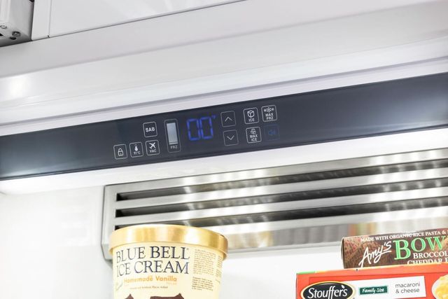 Viking® 7 Series 16.1 Cu. Ft. White Fully Integrated Right Hinge All Freezer with 5/7 Series Panel 4
