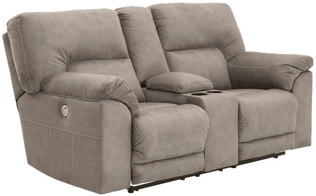 Benchcraft® Cavalcade 2-Piece Slate Power Reclining Living Room Seating Set 2