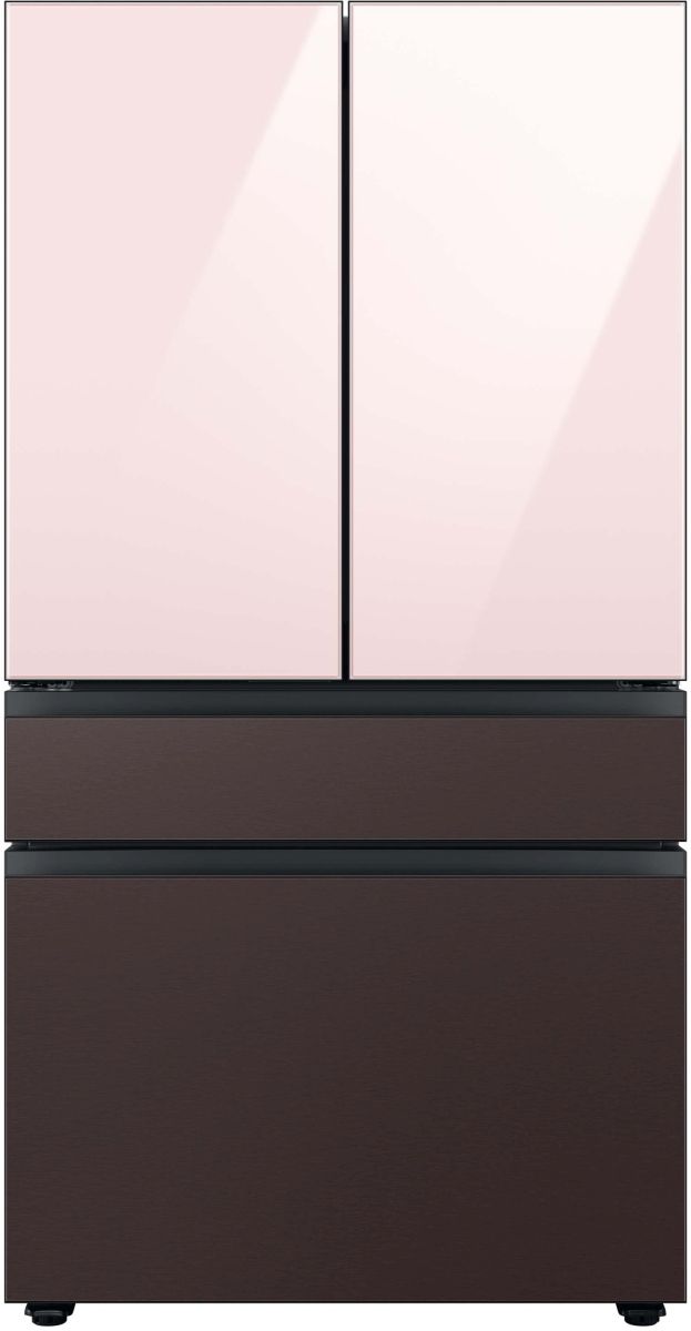 Samsung Bespoke 36" Tuscan Steel French Door Refrigerator Bottom Panel 3