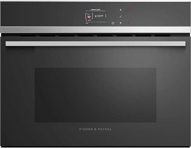 Fisher & Paykel 24” Black Glass Single Electric Wall Oven