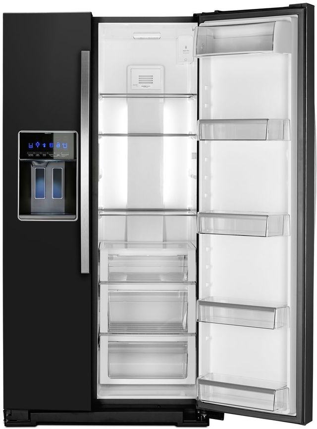 Whirlpool® 20.0 Cu. Ft. Side-By-Side Refrigerator-Black Ice 4