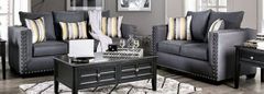 Furniture of America® Inkom 2 Piece Slate Loveseat and Sofa