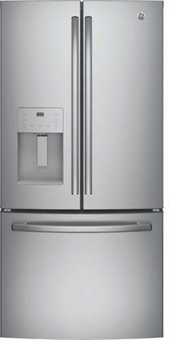 GE® Series 23.8 Cu. Ft. Stainless Steel French Door Refrigerator
