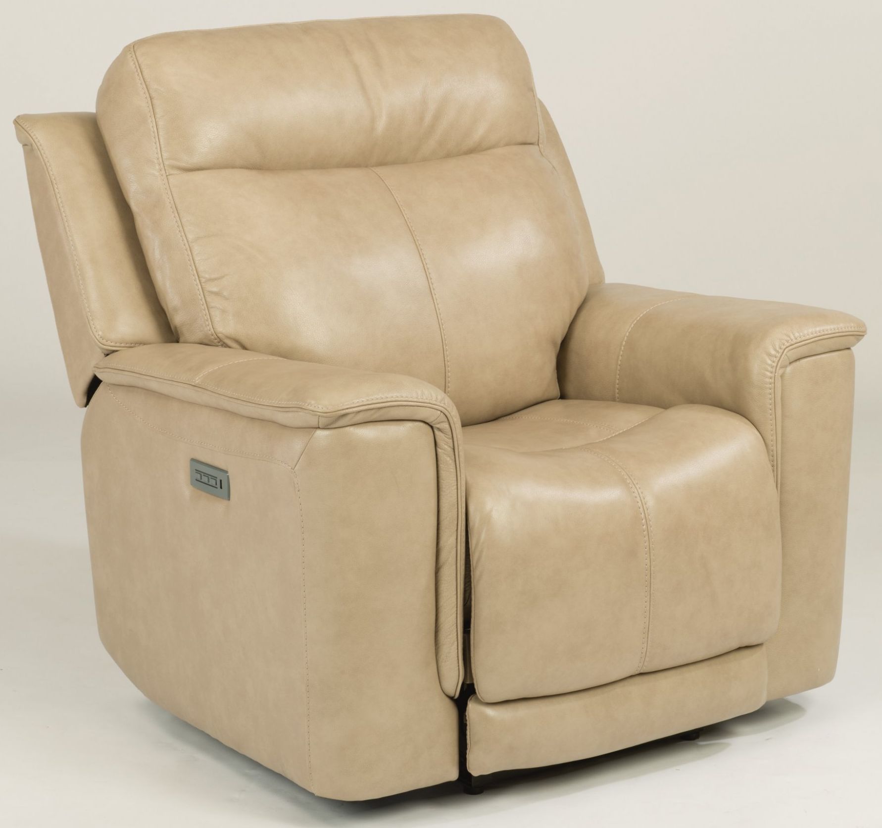 beige power recliner