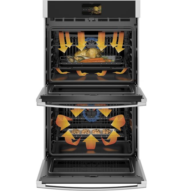 GE Profile™ 29.75" Black Slate Electric Built-In Convection Double Oven 3