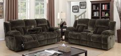 Furniture of America® Sadhbh 3-Piece Dark Brown Living Room Set