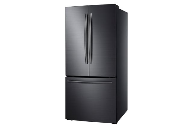 Samsung 21.6 Cu. Ft. Fingerprint Resistant Black Stainless Steel French Door Refrigerator 4