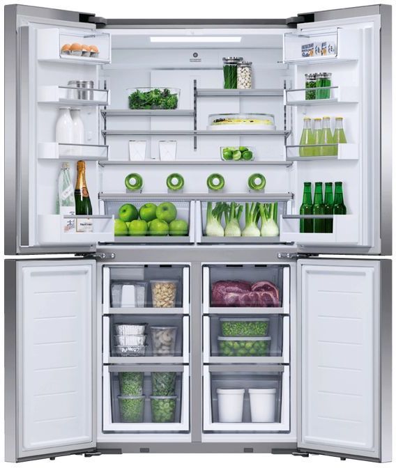 Fisher & Paykel Series 7 19.0 Cu. Ft. Stainless Steel Counter Depth French Door Refrigerator-2