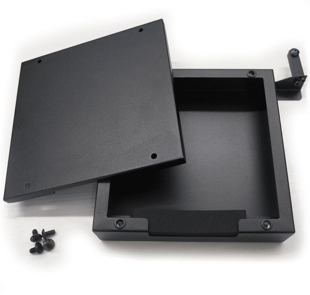 Seura® Black Powder Coat External Media Compartment 2
