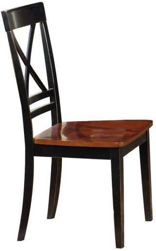 Progressive® Furniture Cosmo Black/Cherry Dining Chair