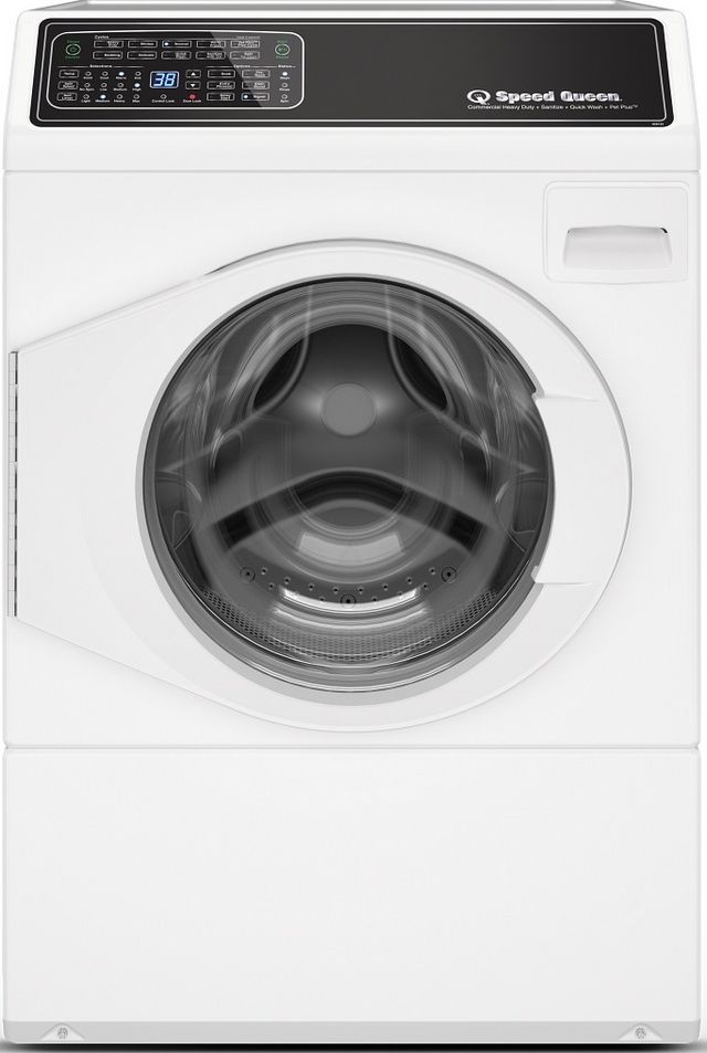 Speed Queen® FF7 3.5 Cu. Ft. White Front Load Washer-0