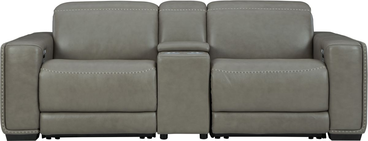 Signature Design by Ashley® Correze Gray 3-Piece Power Reclining Sectional