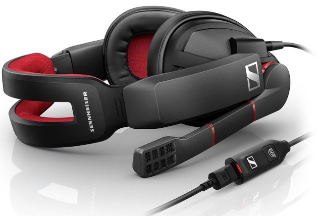 Sennheiser GSP 350 Red Headset 1