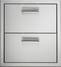 Viking® 5 Series 19" Stainless Steel Outdoor Double Drawers