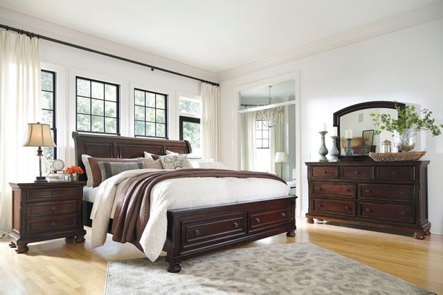 Millennium® by Ashley Porter Rustic Brown California King Bed 5