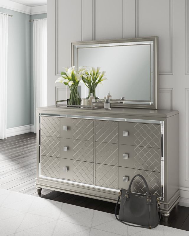 Signature Design by Ashley® Chevanna Platinum Bedroom Mirror-2